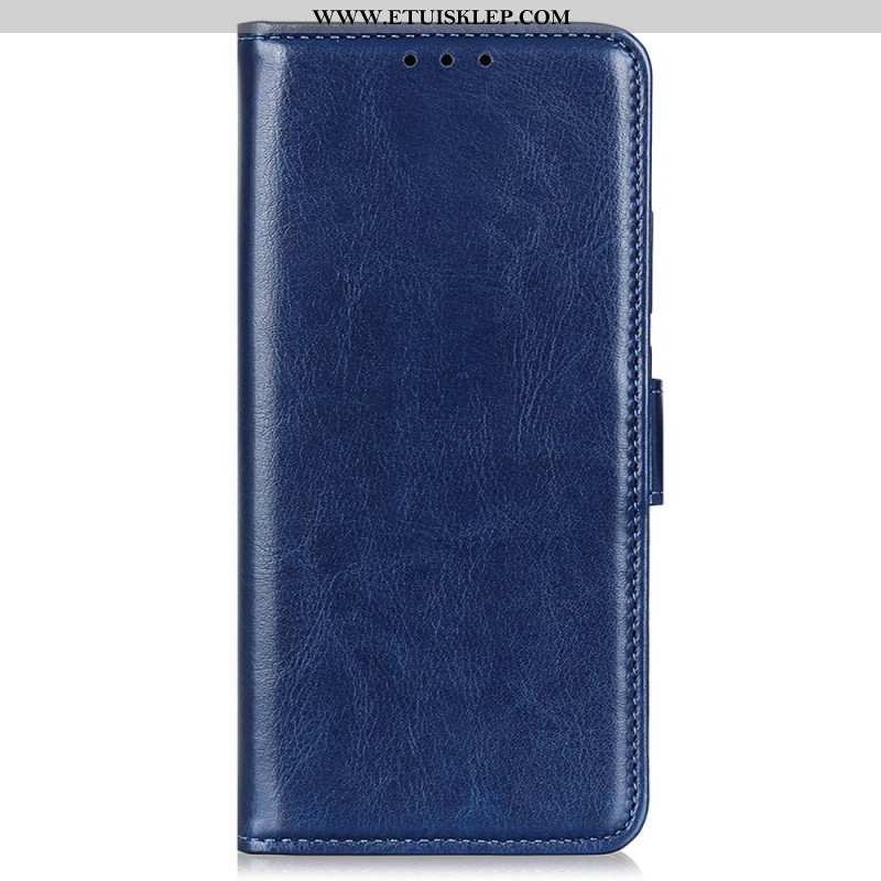 Etui Folio do iPhone 14 Pro Sztuczna Skóra Lakierowana